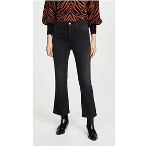 FRAME Le Sylvie High-Rise Kick Boot Jeans in Condor Wash